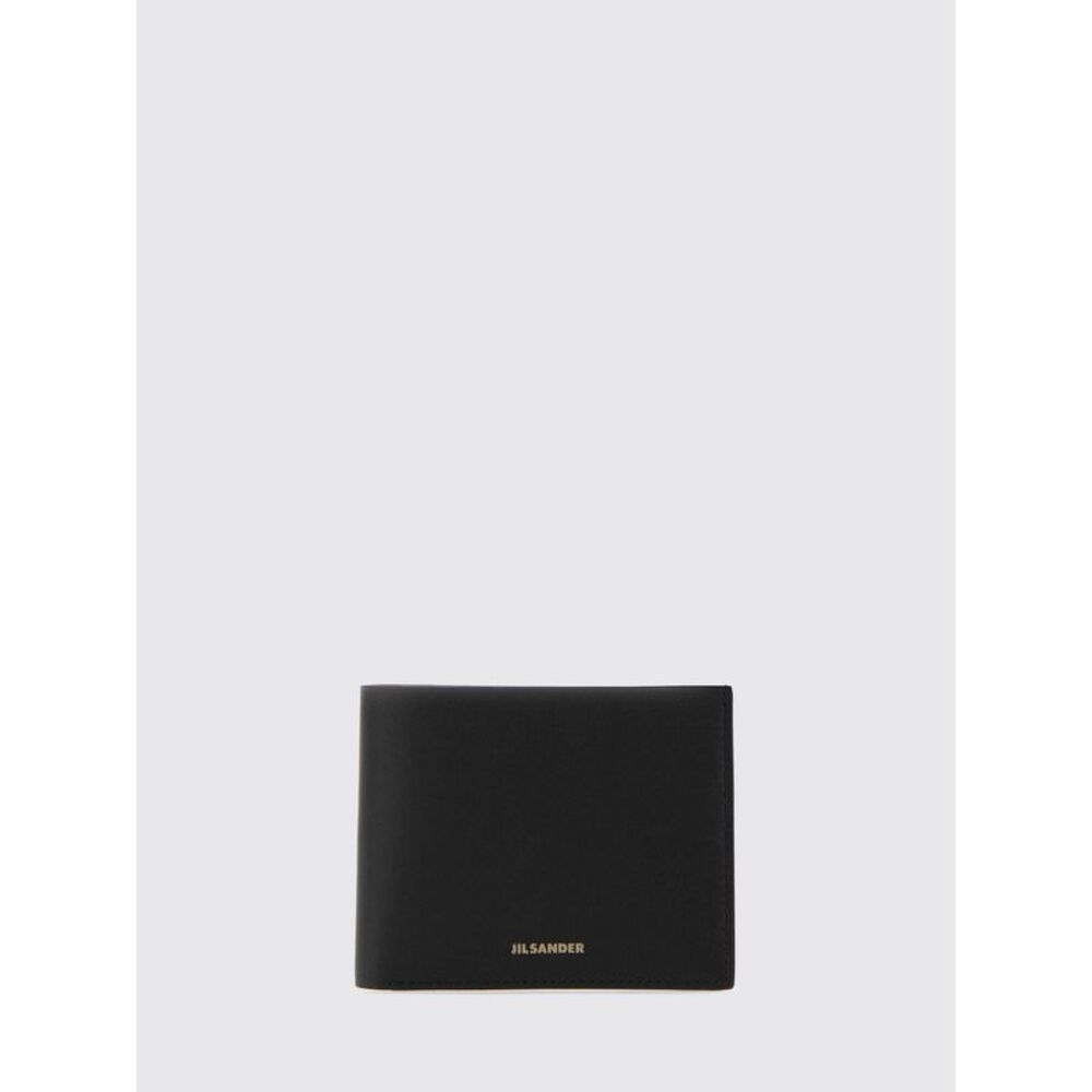 Jil Sander Men Bifold Wallet Jil Sander In Calf Leather With A Foiled Logo